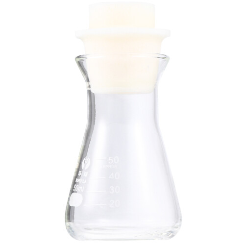 4Pcs Durable Laboratory Bottles Flask Set with Cork and Scale 1