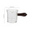 2Pcs Multi-Function Glass Pitchers with Wood Handle for Milk and Cream 9
