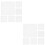 12Pcs Quilting Frames for Hand Quilting with Clear Marking Lines White 8