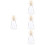 4Pcs Durable Laboratory Bottles Flask Set with Cork and Scale 8