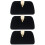 3Pcs Black Decorative Evening Bag Body Handbag 6