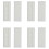 12Pcs White Socket Fixators with Stable Insert Design for Home Use 2