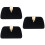 3Pcs Black Decorative Evening Bag Body Handbag 5