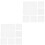 12Pcs Quilting Frames for Hand Quilting with Clear Marking Lines White 5