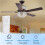Frequency Conversion Ceiling Fan Remote Control Kit Light High Voltage 6-Speed Remote Receiver Controller 10