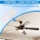 Frequency Conversion Ceiling Fan Remote Control Kit Light High Voltage 6-Speed Remote Receiver Controller 9
