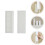 12Pcs White Socket Fixators with Stable Insert Design for Home Use 11