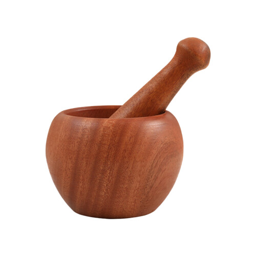 3Sets Wooden Garlic Presser Set Kitchen Gadget Assorted Colors
