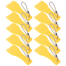 30Pcs Compact Plastic Scratcher Tools Durable Yellow Scrapers