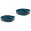 2Pcs Portable Blue Denture Storage Box Breathable Mouth Guard Case 4
