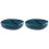 2Pcs Portable Blue Denture Storage Box Breathable Mouth Guard Case 2