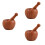 3Sets Wooden Garlic Presser Set Kitchen Gadget Assorted Colors 6