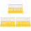 30Pcs Compact Plastic Scratcher Tools Durable Yellow Scrapers 2