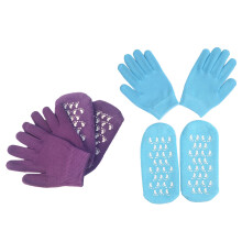 6Sets Reusable Gel Gloves and Socks Premium Moisturizing Hand Foot Spa