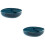 2Pcs Portable Blue Denture Storage Box Breathable Mouth Guard Case 6