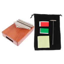 1Set Kalimba Thumb Piano Portable Finger Piano with Tools Kit