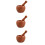 3Sets Wooden Garlic Presser Set Kitchen Gadget Assorted Colors 8