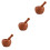 3Sets Wooden Garlic Presser Set Kitchen Gadget Assorted Colors 5