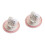 2Sets Ceramic Coffee Cup and Saucer Set Multi-Color Comfortable Handle 4