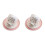 2Sets Ceramic Coffee Cup and Saucer Set Multi-Color Comfortable Handle 2