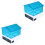 2St Eierenbroedmachine Multi Kleur 4 Slots Met Transparante 4