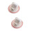 2Sets Ceramic Coffee Cup and Saucer Set Multi-Color Comfortable Handle 7