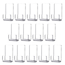 45Pcs Silver Wall-Mounted Acrylic Vinyl Record Holder and Storage Rack