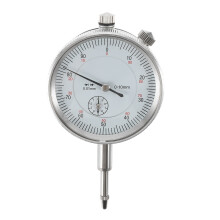 2Pcs High Resolution Silver Dial Gauge with Wear-Resistant Probe Head