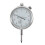 2Pcs High Resolution Silver Dial Gauge with Wear-Resistant Probe Head 1