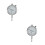 2Pcs High Resolution Silver Dial Gauge with Wear-Resistant Probe Head 6
