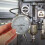2Pcs High Resolution Silver Dial Gauge with Wear-Resistant Probe Head 11