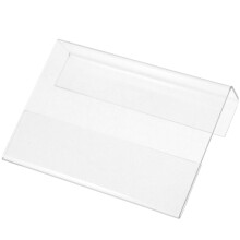 3Pcs Transparent Acrylic Name Card Holder Clear Hanging Office Rack