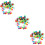 600Pcs Assorted Color Plastic Game Chips for Kids Math and 2