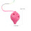 2Pcs Compact Pink ABS Beginner 6-Hole Ocarina Music Instrument 8