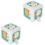 2Pcs Toddler Busy Cube Light Green Plastic Educational Activity Toy 5