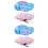 4St Elastische Waterdichte Douchemuts Voor Dames Diverse Kleuren 4