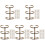 50St Segmenten Binder Rings Handige Papieren Clips 3
