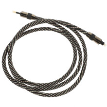 2St Hoge Resolutie Fiber Audiokabel Zwart, Optical Digital Kabel