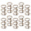 50St Segmenten Binder Rings Handige Papieren Clips 2