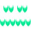 Klassieke Groene Nepbaard St. Patrick's Verkleedaccessoire 3