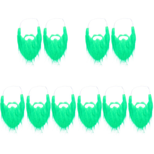 Klassieke Groene Nepbaard St. Patrick's Verkleedaccessoire 2