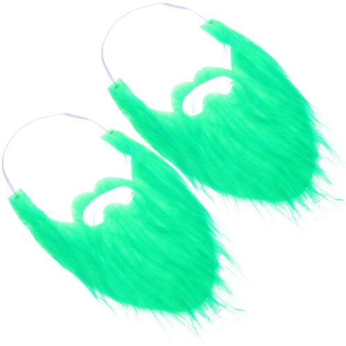 Klassieke Groene Nepbaard St. Patrick's Verkleedaccessoire 1