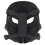 3Pièces Masques Cosplay Noir Nylon Protège- Extérieur Durable 1