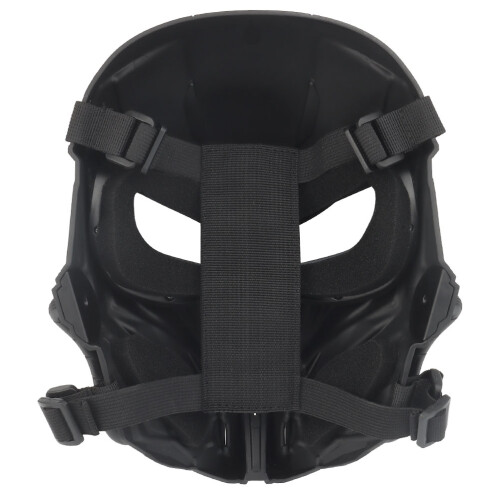 3Pièces Masques Cosplay Noir Nylon Protège- Extérieur Durable