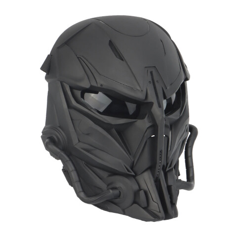 3Pièces Masques Cosplay Noir Nylon Protège- Extérieur Durable 2