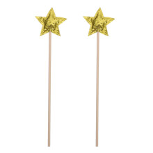 8St Stervormige Gouden Fairy Wands Kinderfeest Props