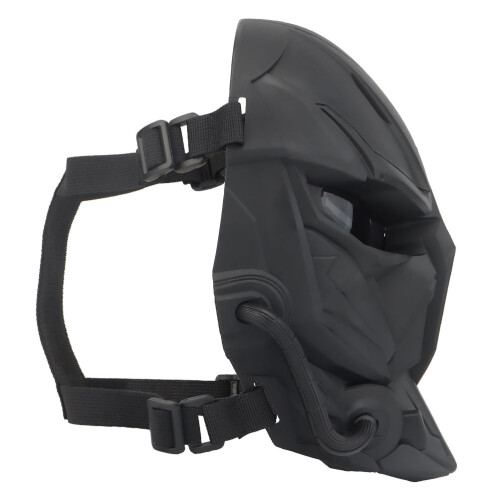 3Pièces Masques Cosplay Noir Nylon Protège- Extérieur Durable 1
