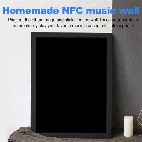 100 PCS NFC Tags Sticker with NTAG213 Chip Blank NFC Stickers Adhesive Labels RFID Tags Rewritable 144 Bytes Memory 1