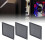 10 Stück 12 cm PC-Lüfter Staubfilter Magnetrahmen Schwarz 4