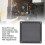 10 Stück 12 cm PC-Lüfter Staubfilter Magnetrahmen Schwarz 5
